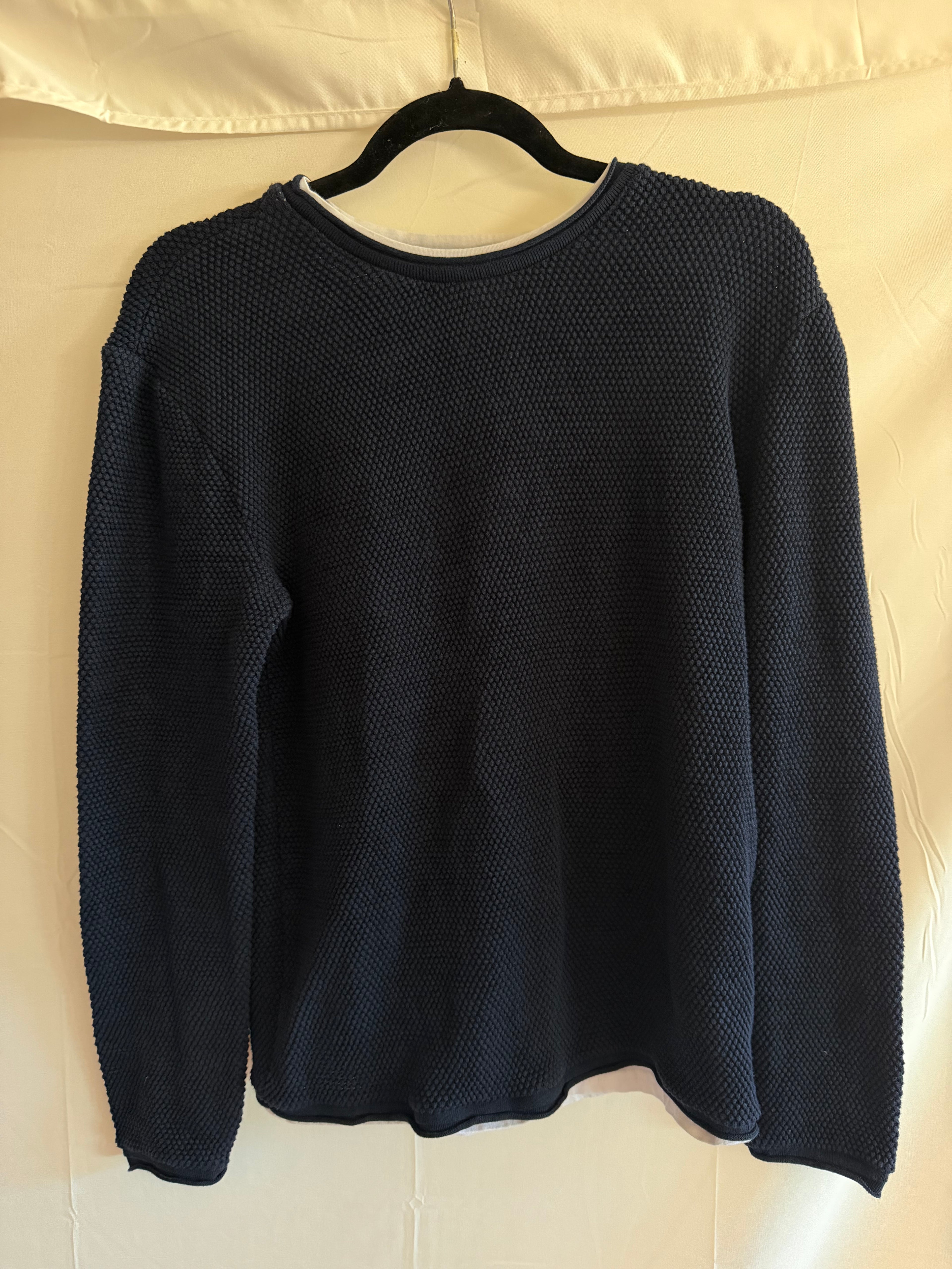 Zara Man Abrigo Azul