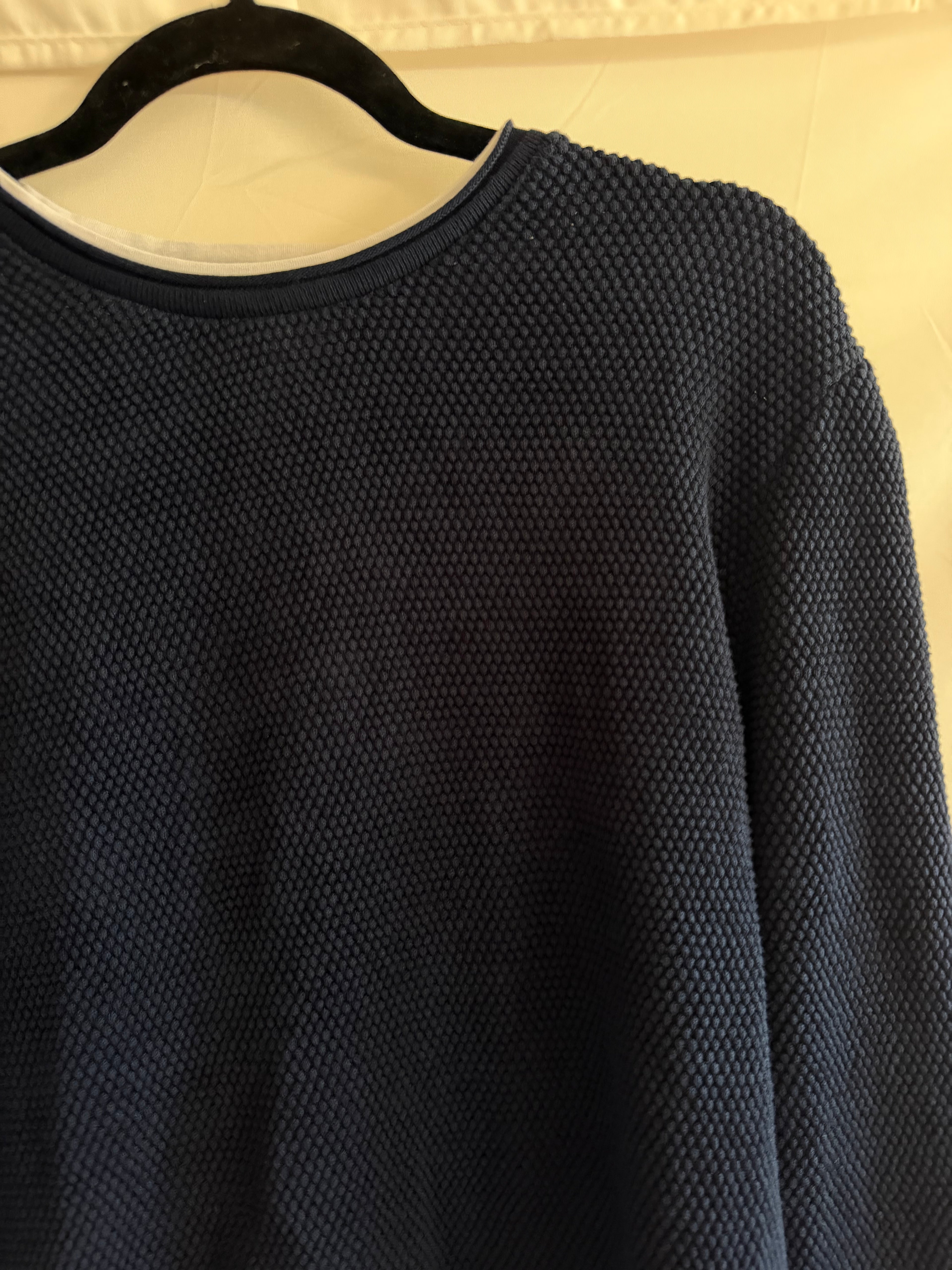 Zara Man Abrigo Azul