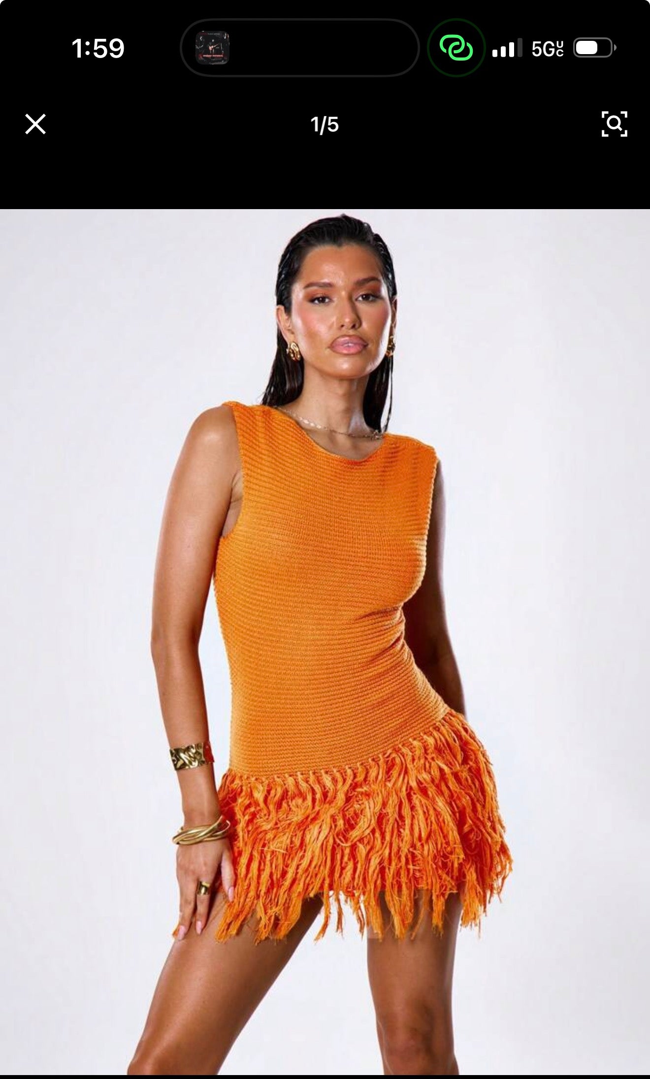 Orange dress