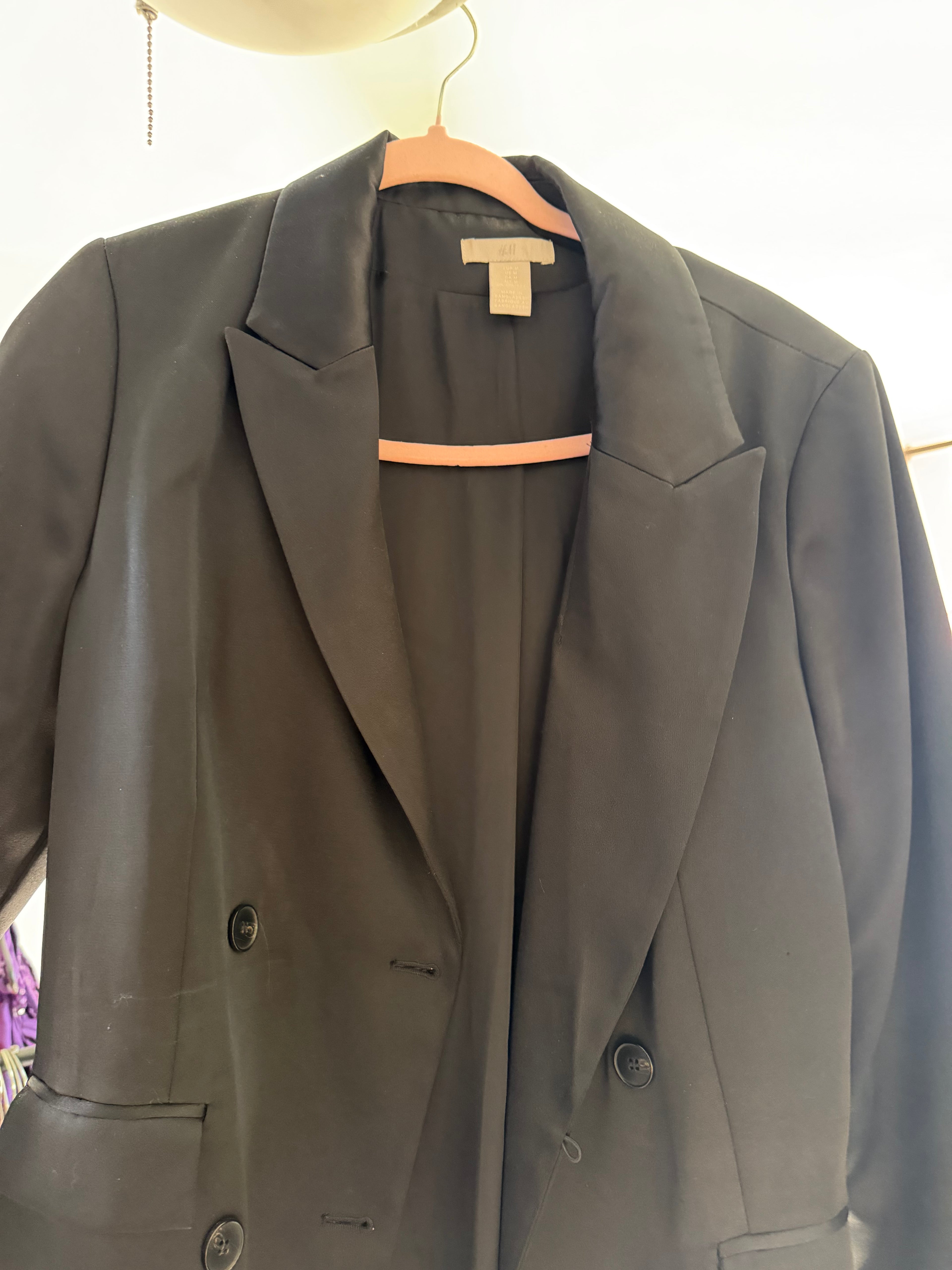 Long black blazer