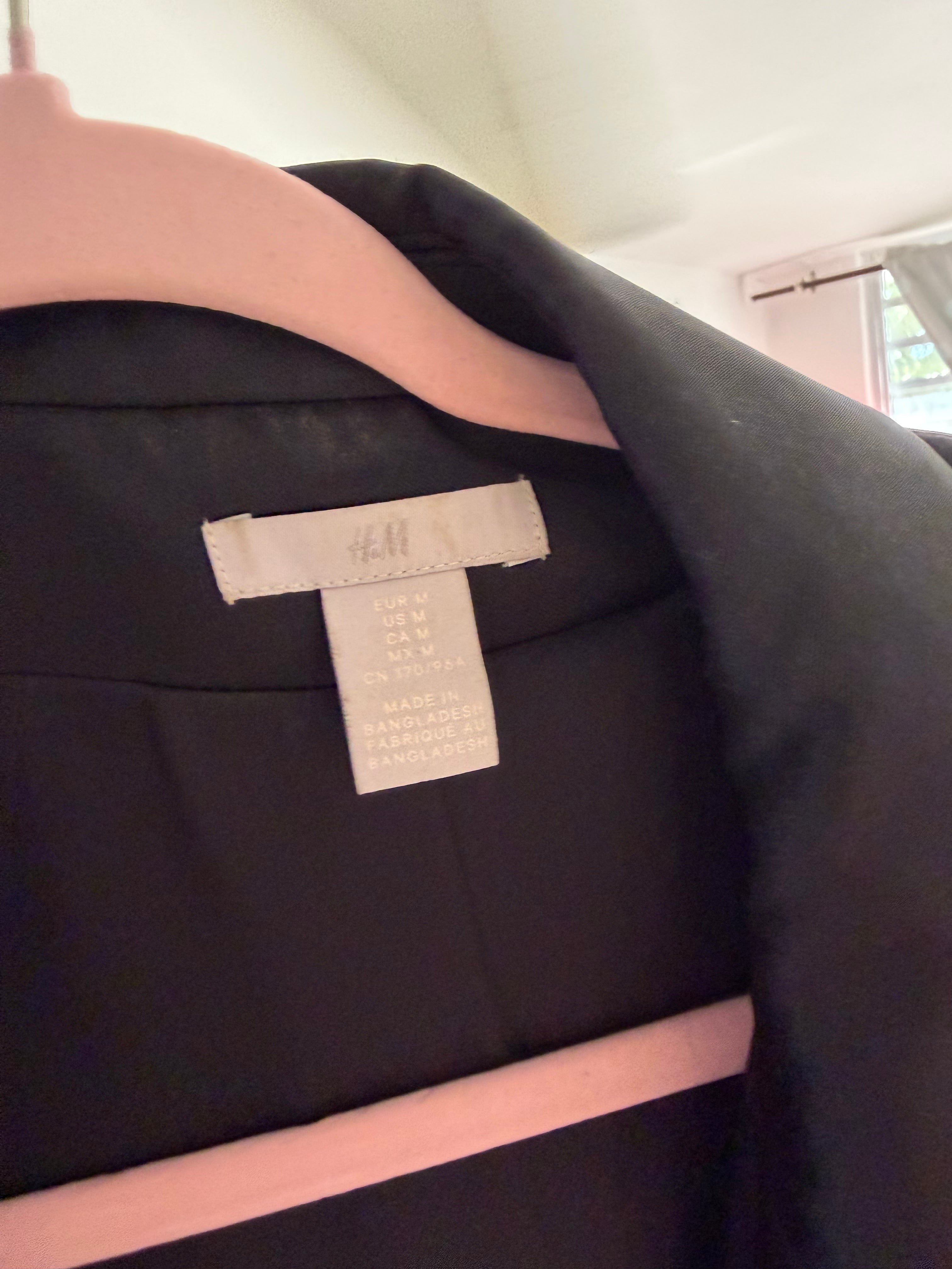 Long black blazer
